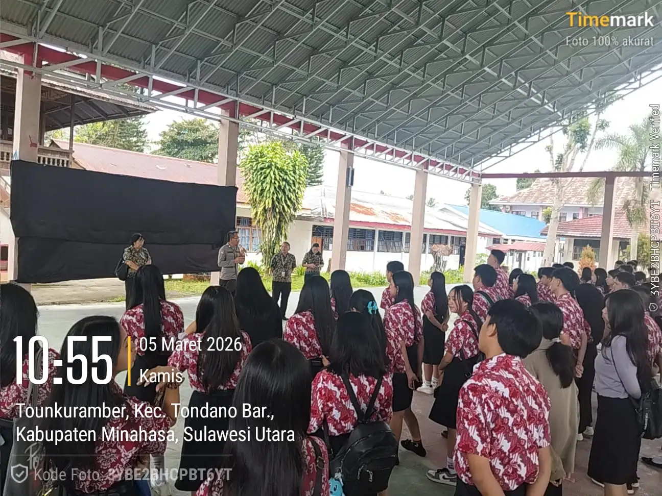 Sosialisasi Penerimaan Anggota Polri 2026 Digelar di SMA Negeri 1 Tondano